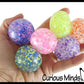 Small 1.5" Confetti Bead Ball Set with Thick Gel.  1 Set
