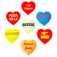 The Silver Spider - Butter heart sticker // foodie cooking chef Bakery gifts