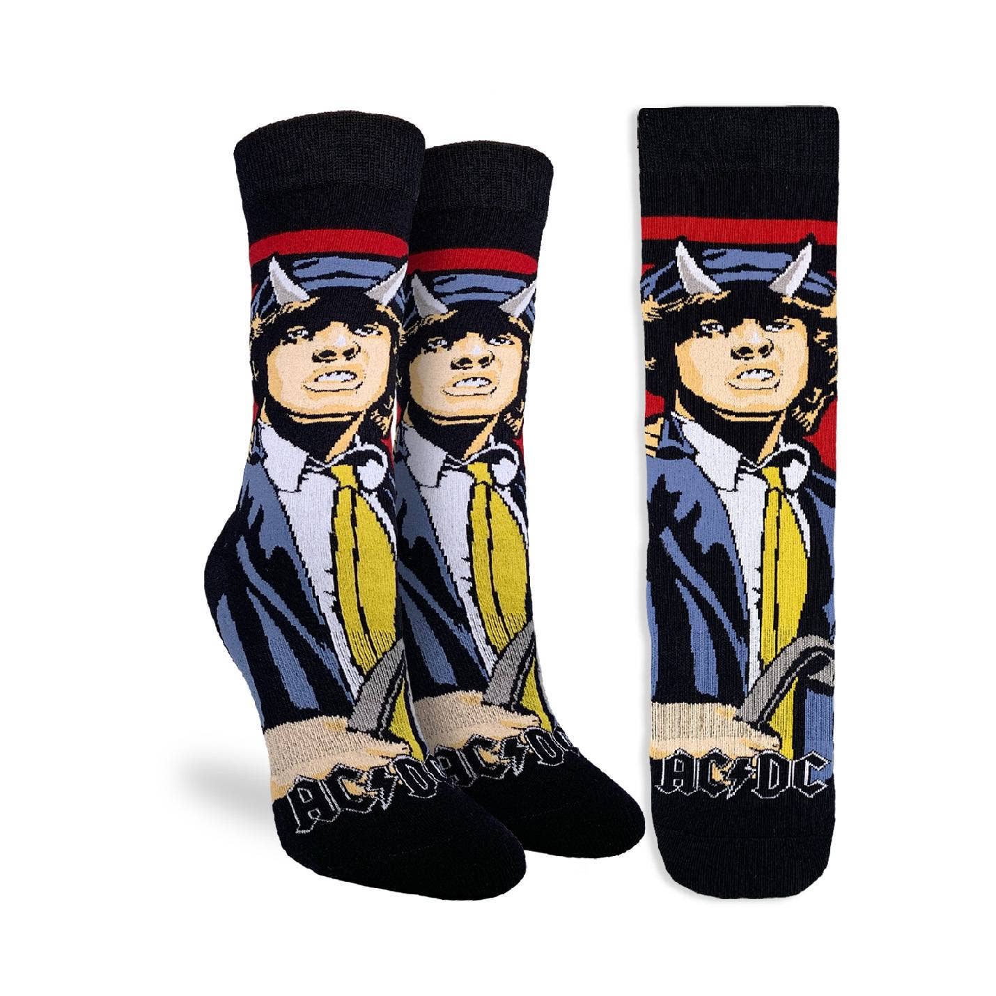 Good Luck Sock - Women's AC/DC, Angus Young Devil Socks [CLEARANCE]