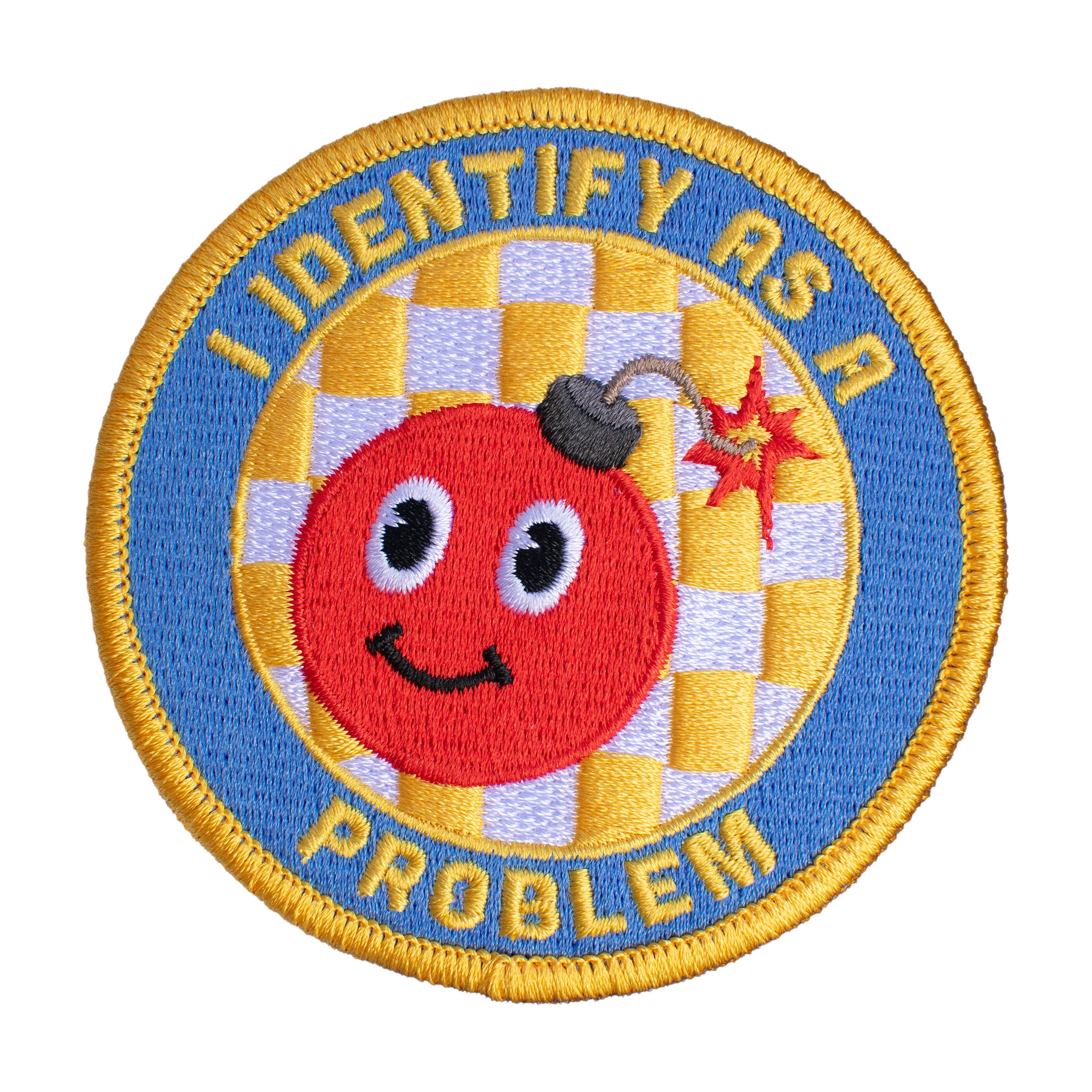 Solved Problem Patch I Identify As A Problem (Iron-On Patch) – Snark Gifts