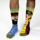 Good Luck Sock - Men's Cheech & Chong Portraits Socks [CLEARANCE]