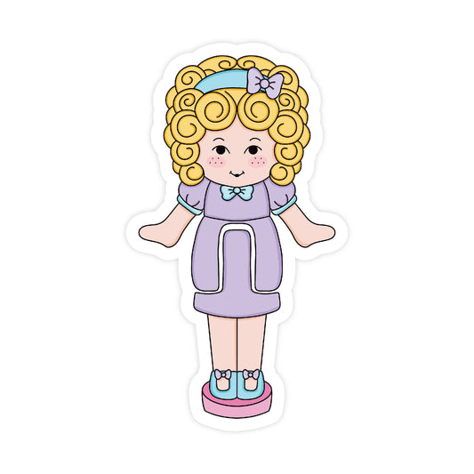 90's Pocket Doll Sticker