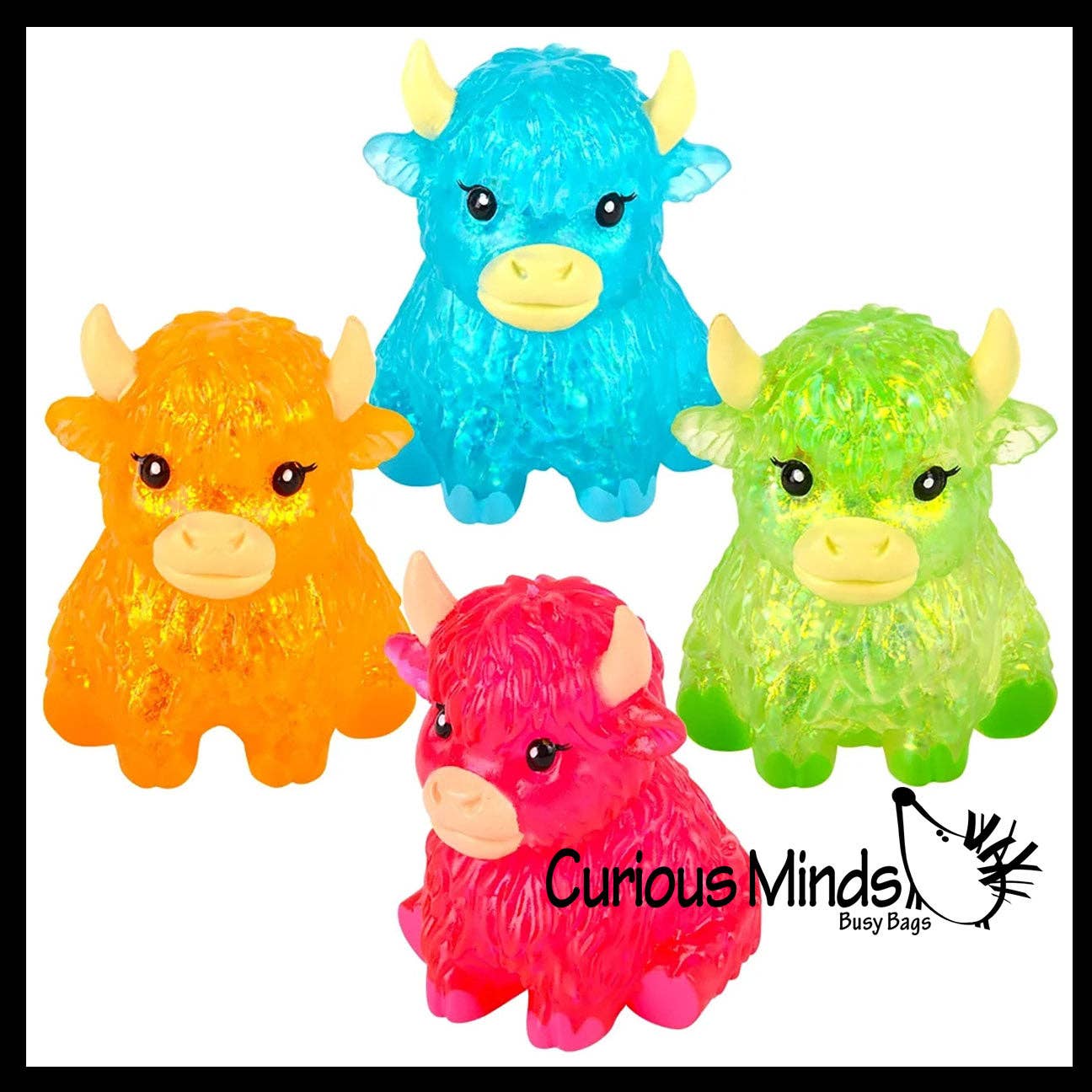 Highland Cow Shaped Ball - Fidget Stress Toy