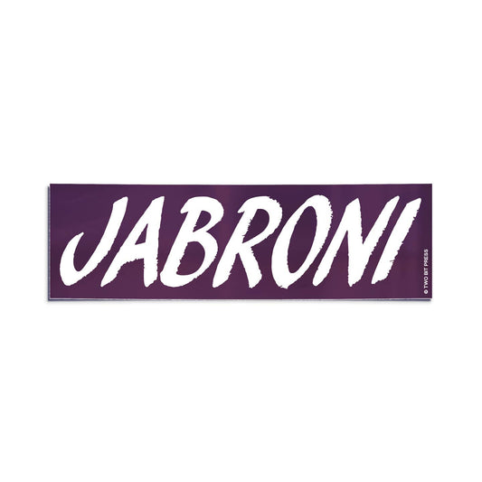 JABRONI Bumper Sticker
