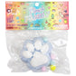 Animal Paw Lightly Flocked Pom Pom Sticky Mochi Squishy Bag -1PC