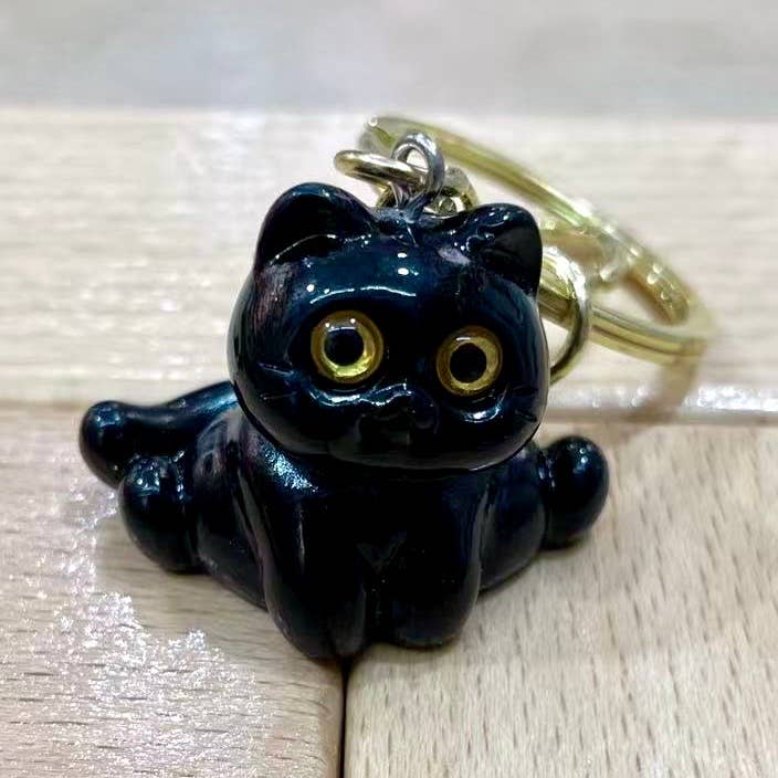 12201 Black Cat Key Charm