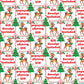 Gift Receipt Included Gift Wrapping Paper (Roll of 3 Sheets)