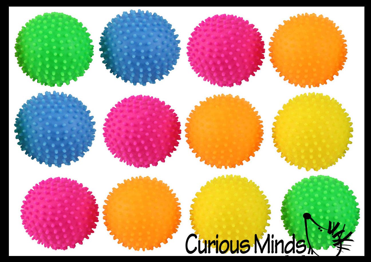 Spiky Bumpy Soft Doh Filled 1.7" Stress Ball Squishy 1PC
