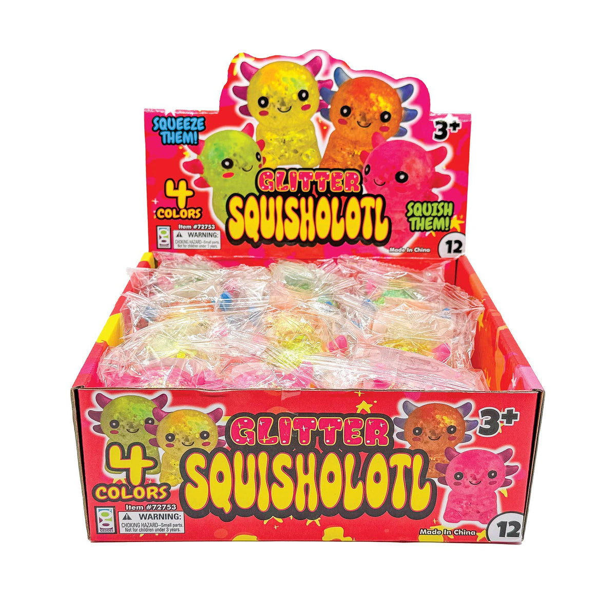 Geddes - GLITTER SQUISHOLOTL TOY     12/DSP
