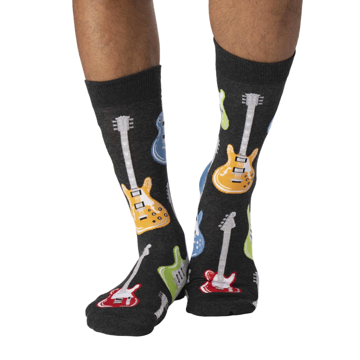 Men's Electric Guitars Crew Socks