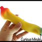 1 Random Rainbow Colored Squishy Sand Banana Toy
