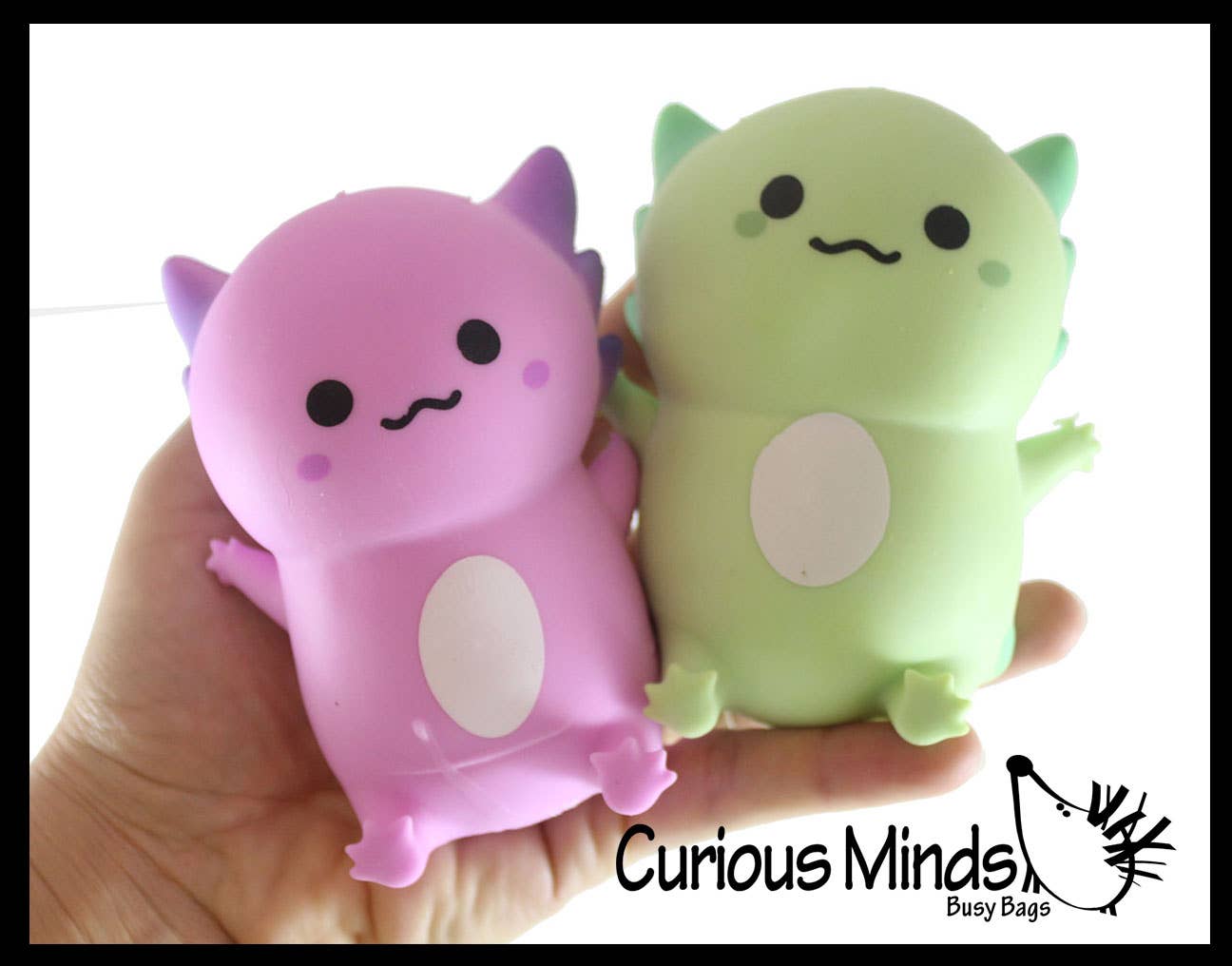 Axolotl - Soft Creamy Doh Filled Squeeze Stress Balls - 1PC