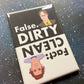 The Office Dirty/Clean Dishwasher Magnet  -Jim and Dwight