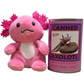 Canned Axolotl | Stuffed Animal Plush w/Jokes | Unique Gift