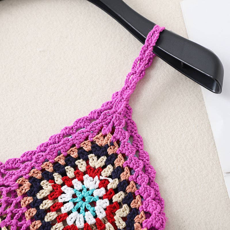 Funkyrel® Atzbranding Limited - Crosa - Bohemian Crochet Camisole Tank Top