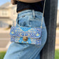 Umays Boho - Rug Design Crossbody Bag, Boho Shoulder Bag