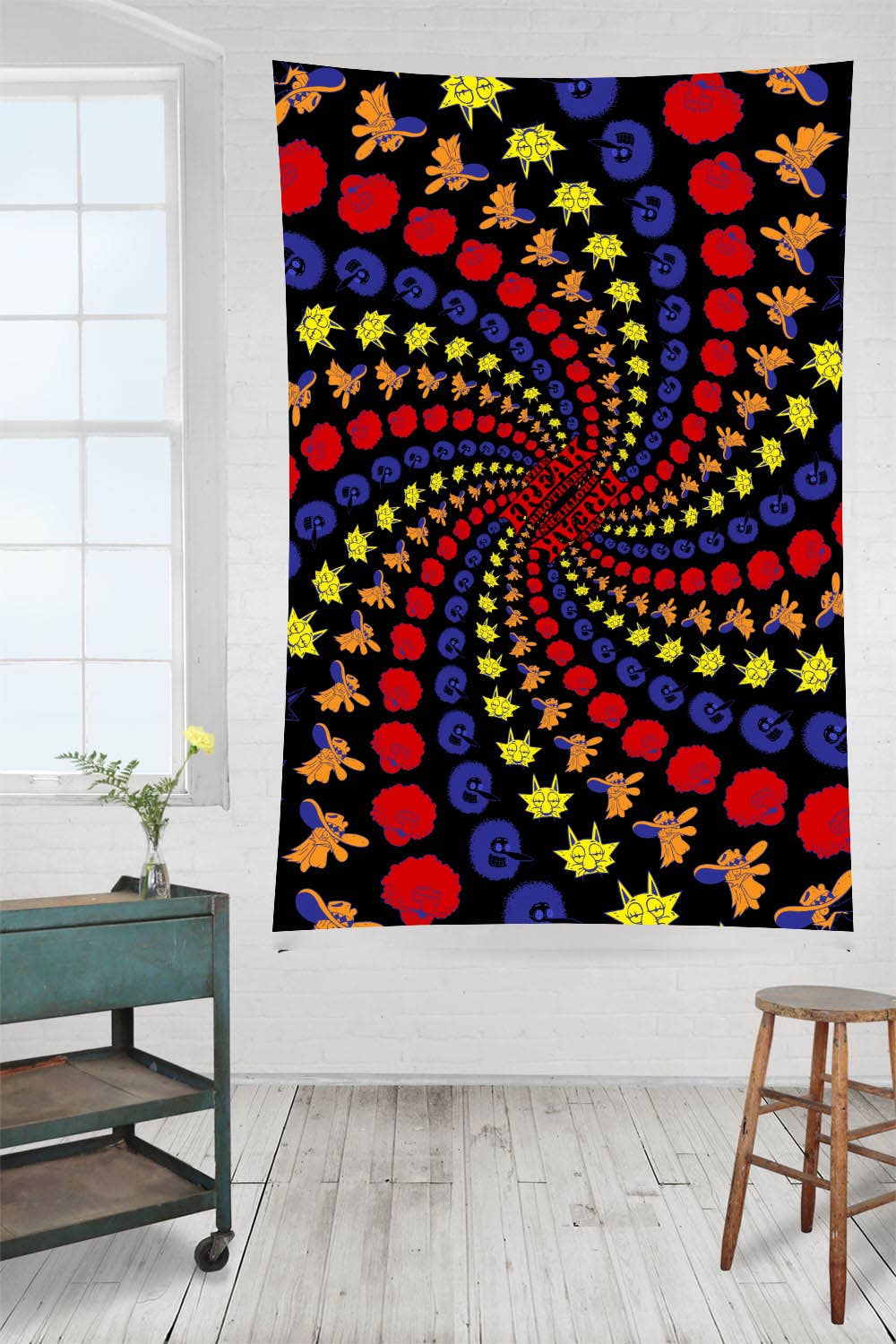 Sunshine Joy - 3D Freak Brothers Tapestry