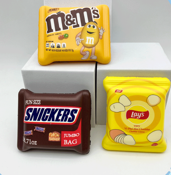Soft PU Slow rise Snack Bag Squeeze Toy-random design