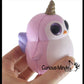 Small Mystical Animal with Horn and Wings Slow Rise Squishy -1Pc