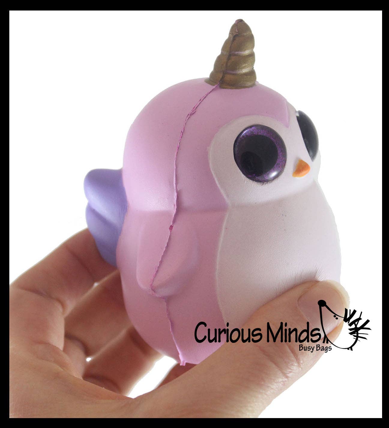 Small Mystical Animal with Horn and Wings Slow Rise Squishy -1Pc