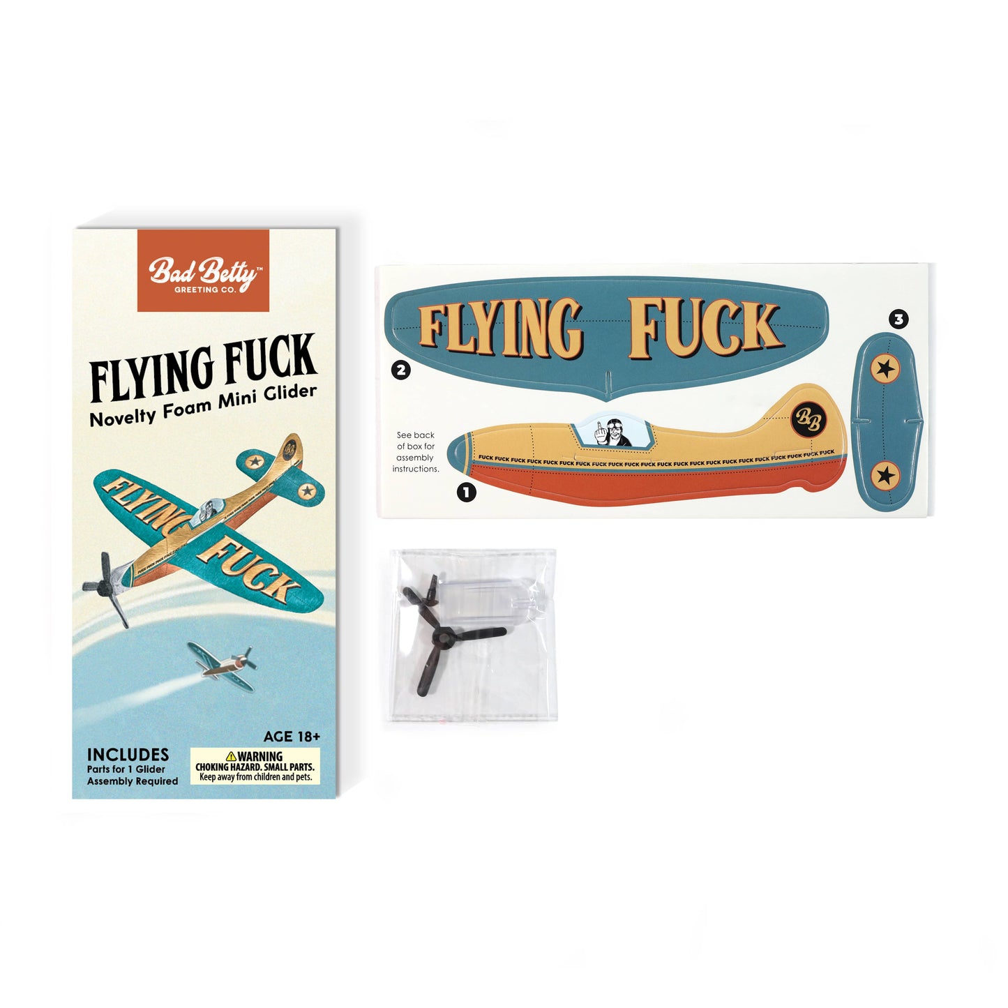 Novelty Toy Foam Glider Flying Fuck