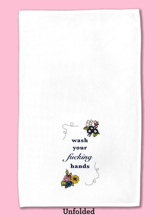 Wash Your Fucking Hands Dishtowel