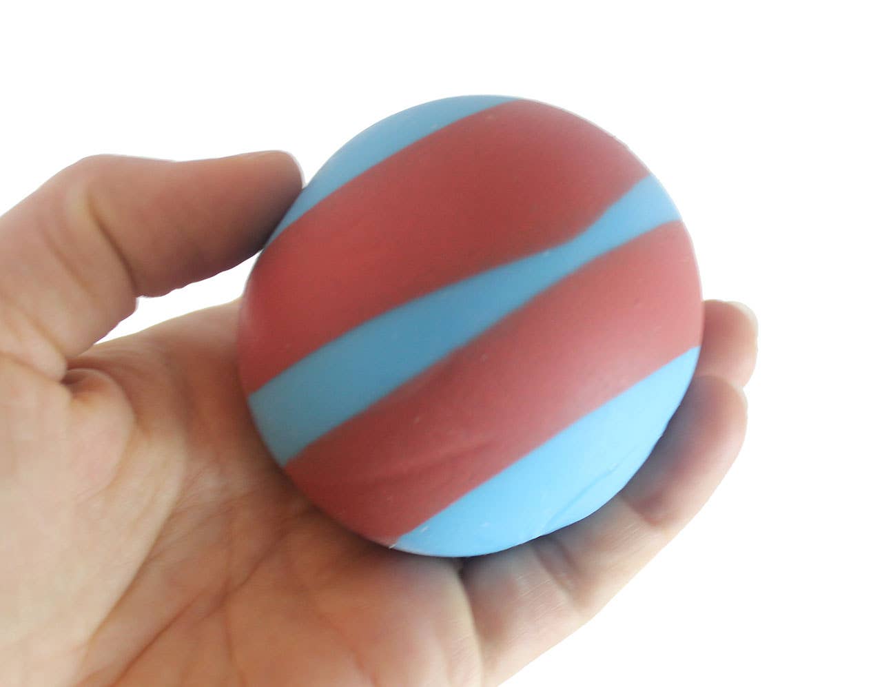 Striped Soft Doh Filled 2.5" Stress Ball - 1PC