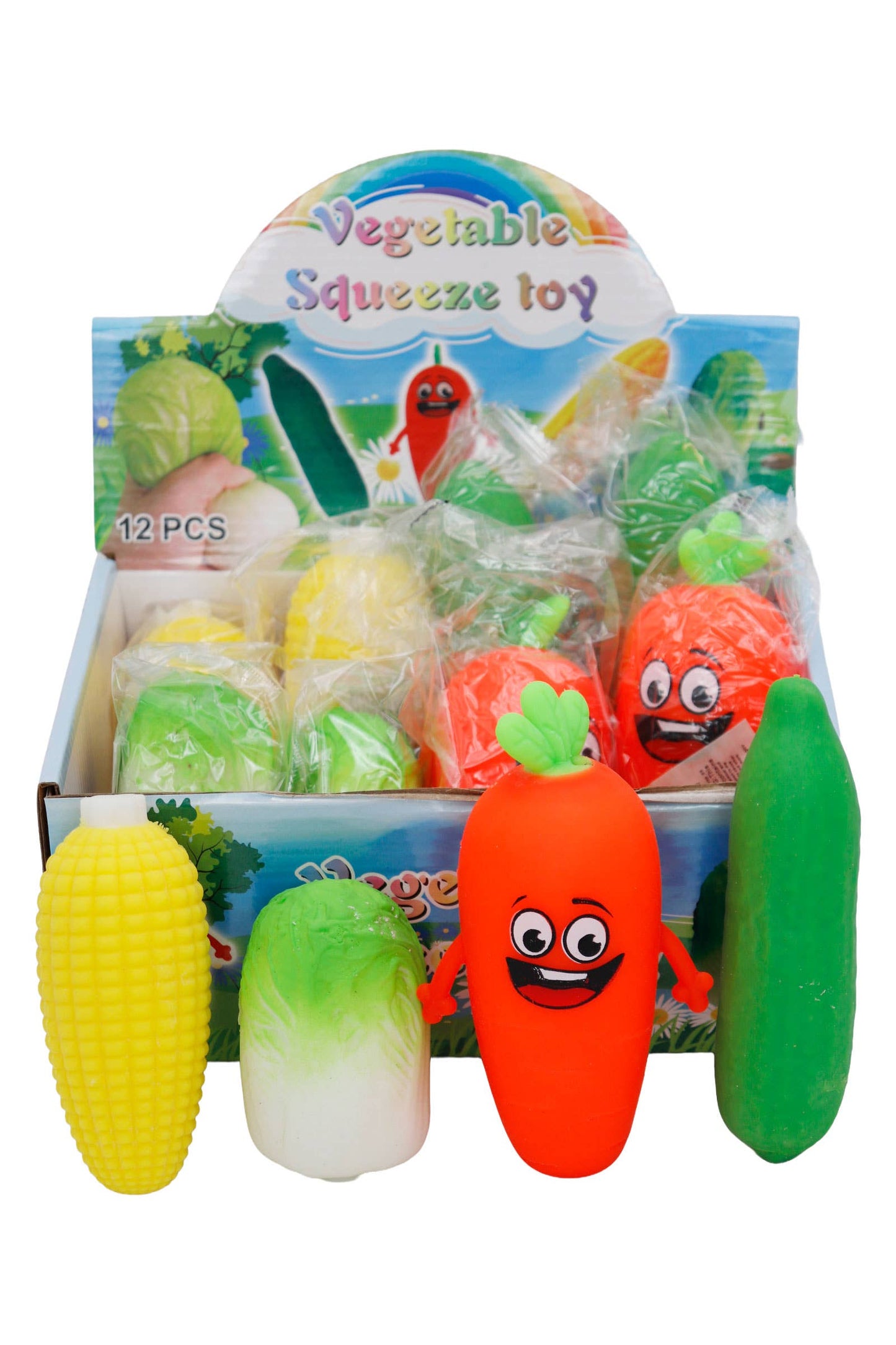 Vegetable Fluffy Slime Filled Squishy 1 PC