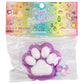 Animal Paw Lightly Flocked Pom Pom Sticky Mochi Squishy Bag -1PC