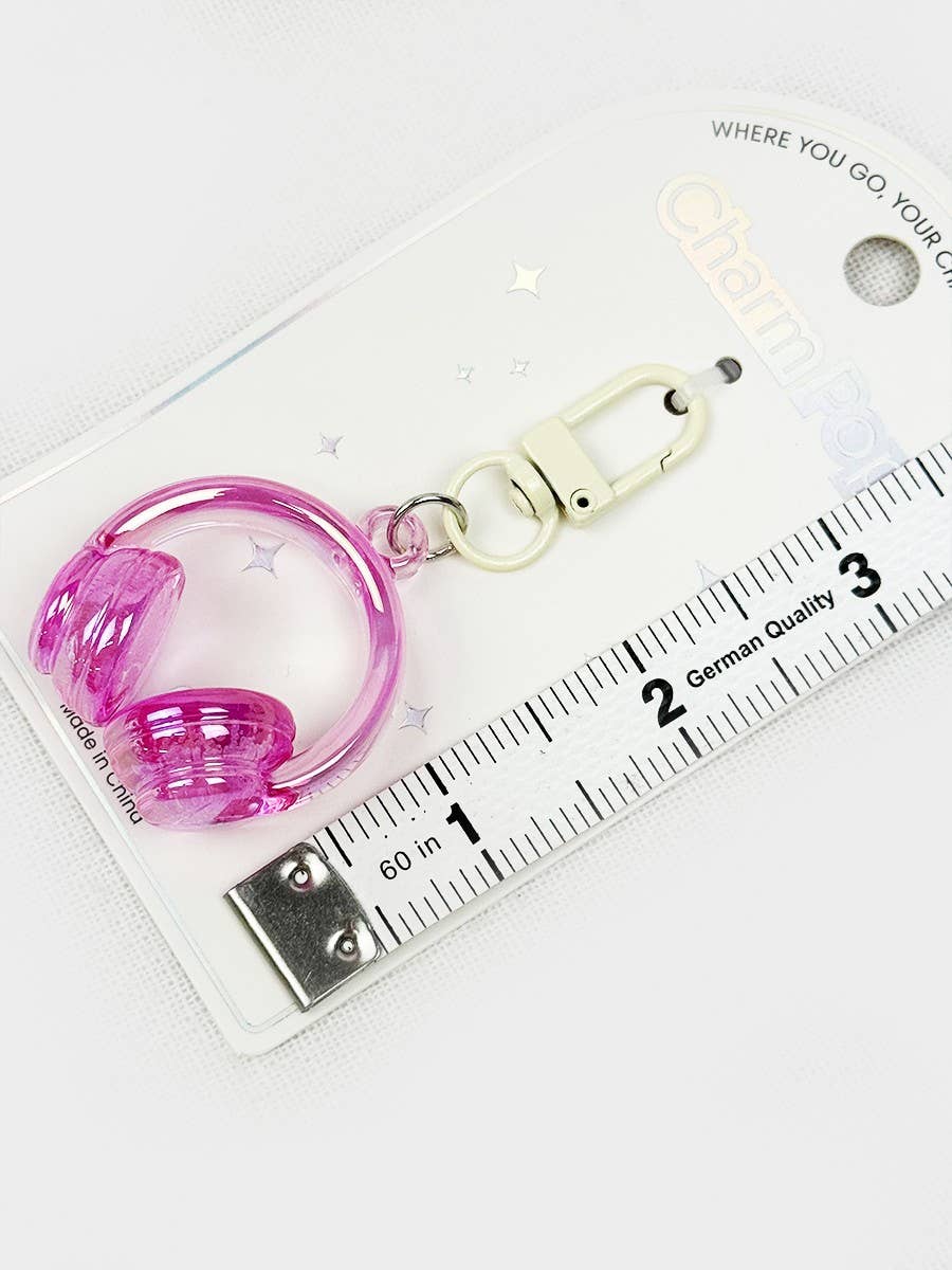 Adorable Headphone Key Charm