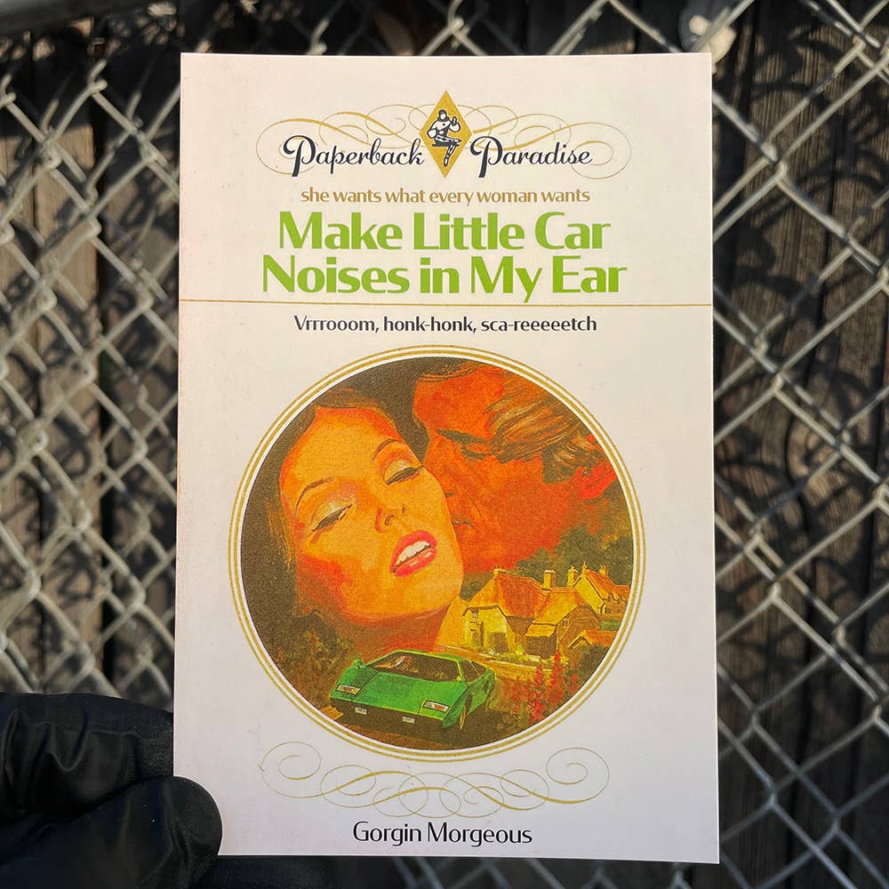 Make Little Car Noises in My Ear Postcard