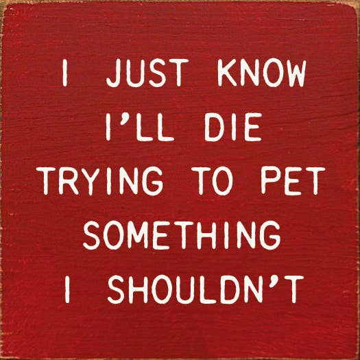 SAWDUST CITY - I Just Know I'll Die Trying To Pet Something I Shouldn't