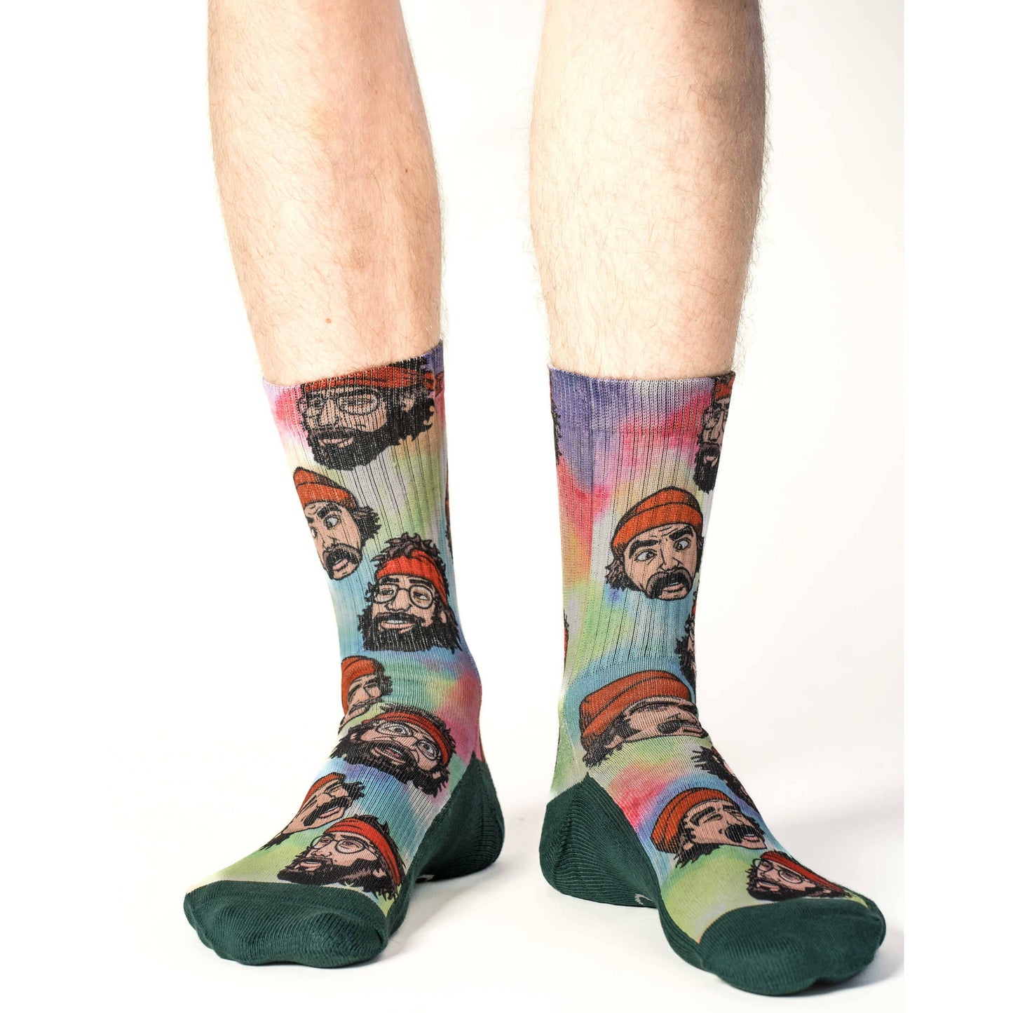 Good Luck Sock - Men's Tie-Dye Cheech & Chong Socks [CLEARANCE]