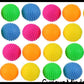 Spiky Bumpy Soft Doh Filled 1.7" Stress Ball Squishy 1PC