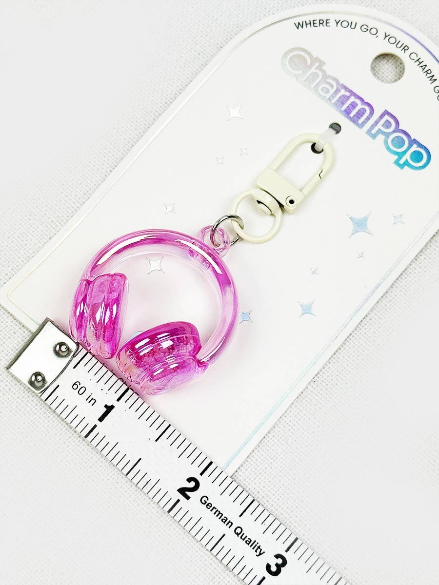 Adorable Headphone Key Charm