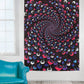 Sunshine Joy - 3D Glow in the Dark Tapestry Mushroom Spiral Tapestries