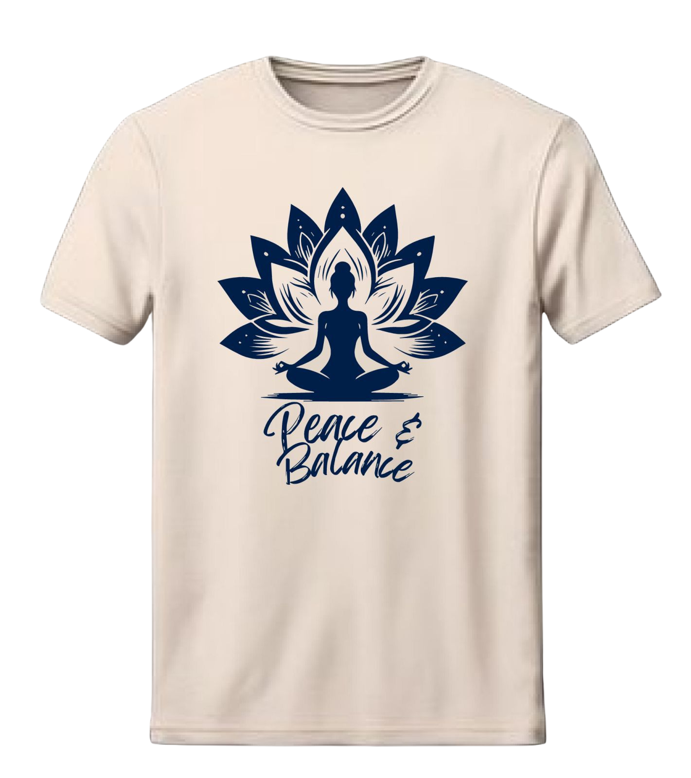 Rising International Inc - Cotton Yoga Peace Balance Lotus T shirts S137