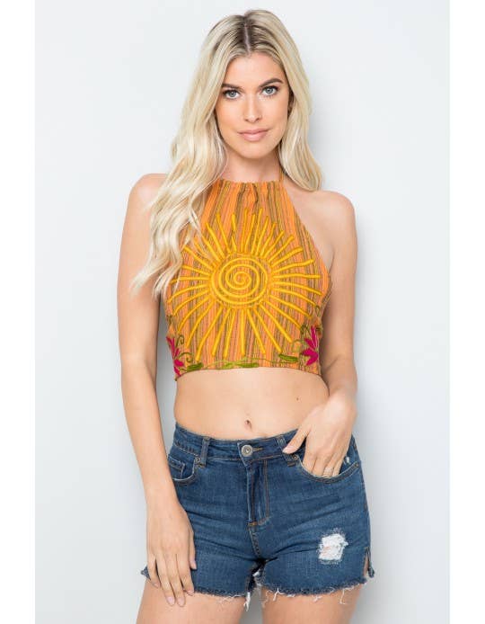 Kathmandu Imports - Halter Crop Top (KT-1289)