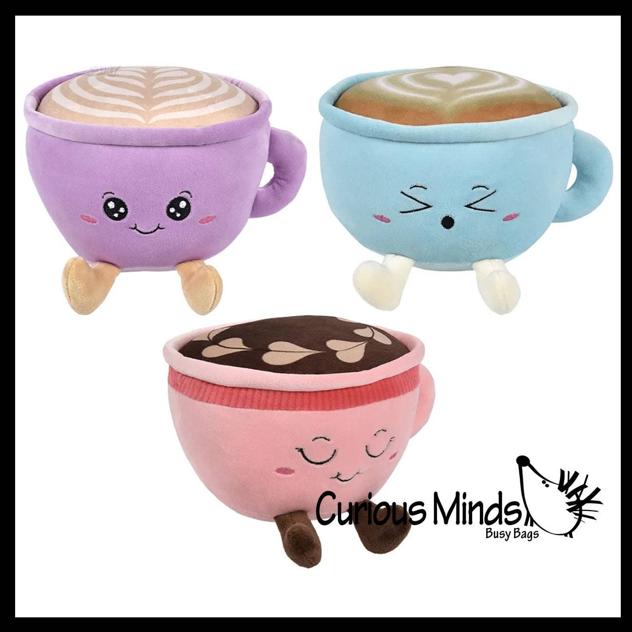 Coffee Cup Plush Toy - 1PC