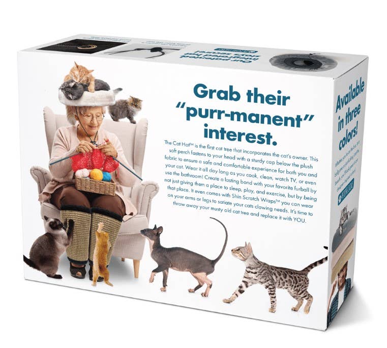 Prank Gift Box Cat Hat