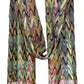 Sunshine Joy - Zig Zag Soul Scarf – Multi-Colored Long Scarf, 100% Viscose