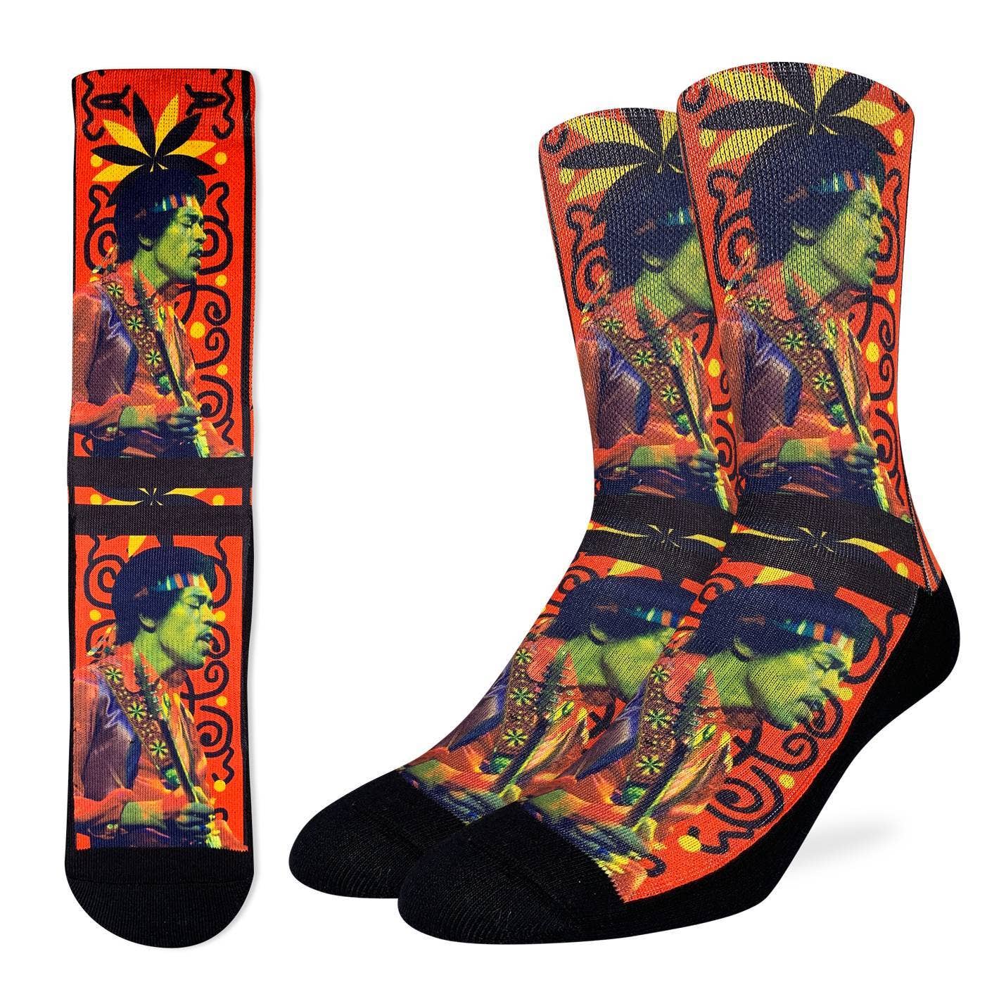 Good Luck Sock - Men's Jimi Hendrix Guitar Strap Socks [CLEARANCE]