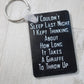 I couldn't sleep last night  // Keychain