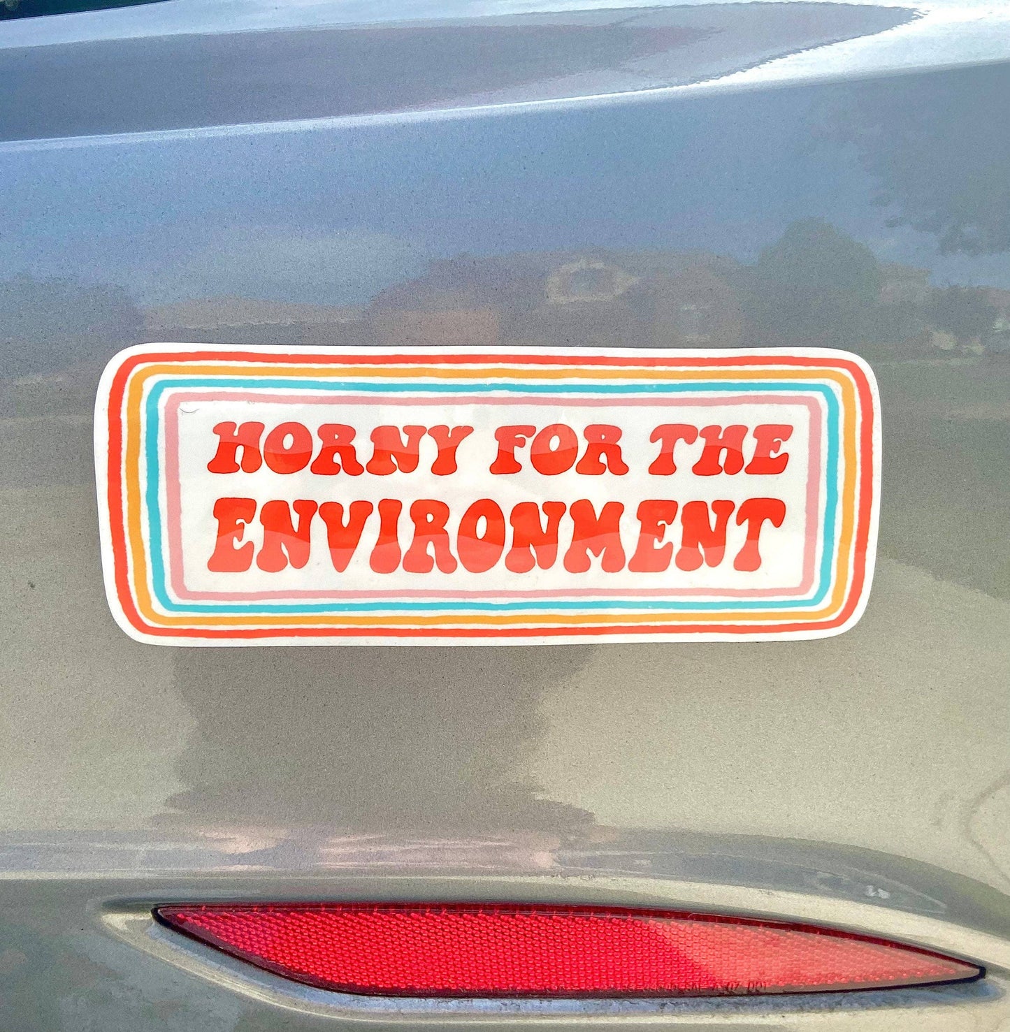 Horny for the Environment Bumper Sticker