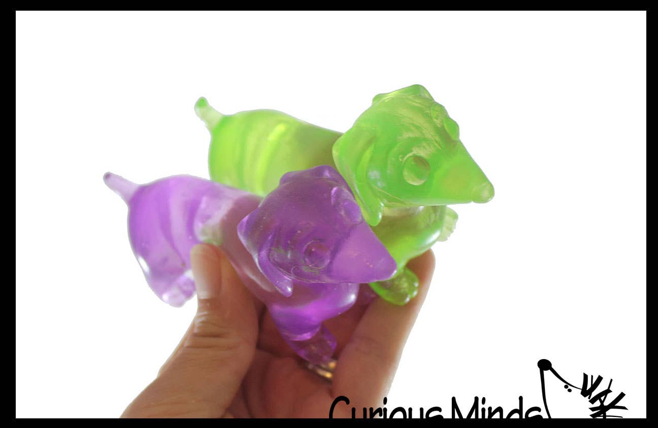 1 Sugar Dachshund Dog - Thick Glue/Gel Syrup Toy