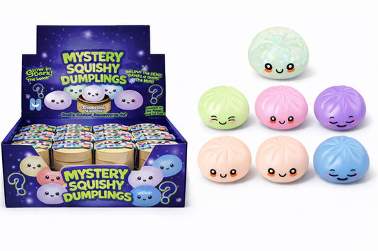 4" Mystery Squishy Dumpling - Glow in the Dark 1PC