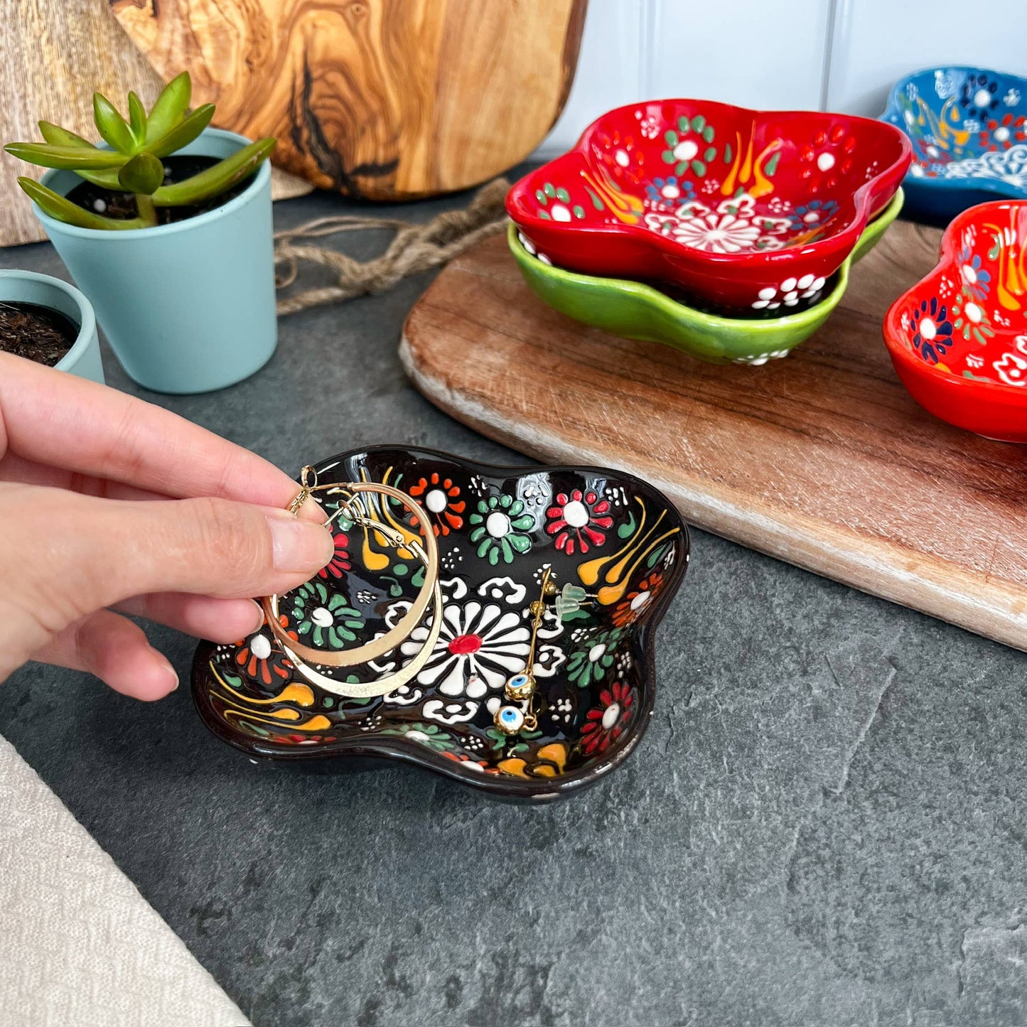 Umays Boho - Cute Small Bowls, Handmade Bowls, Tapas Bowls for Condiments