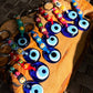 Umays Boho - Evil Eye Keychain, Handmade Macrame Keychain, Boho Keychain