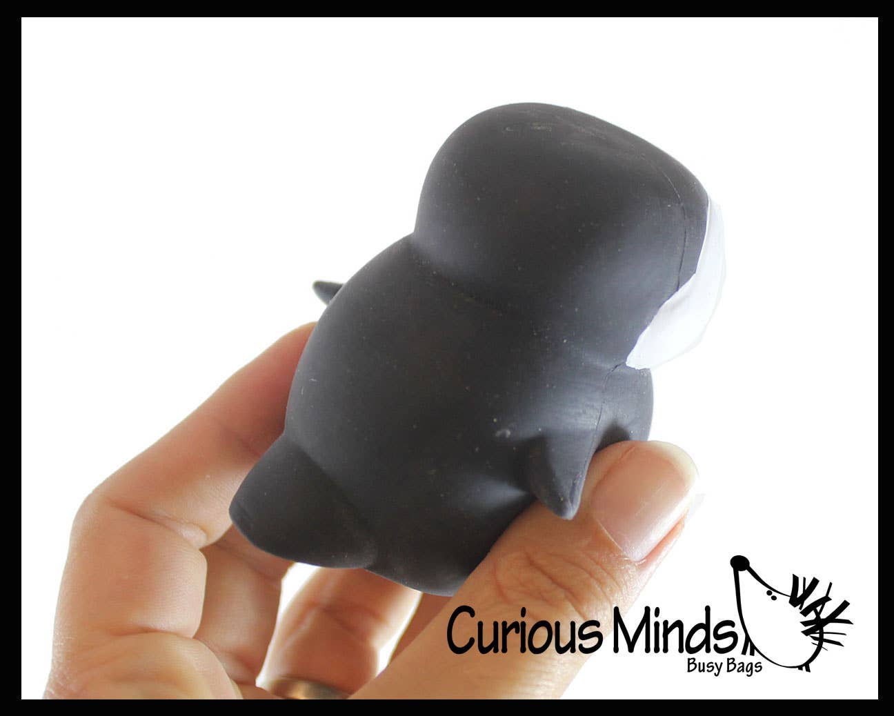 Curious Minds Toys - 1 Marshmallow Penguin Animal Stress Balls - Ultra Soft Knead