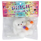 Fuzzy Maltese Dog Mochi Squishy Bag - 1 PC